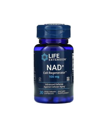 Life Extension Nad+ Cell Regenerator 100 Mg 30 Veg Capsules