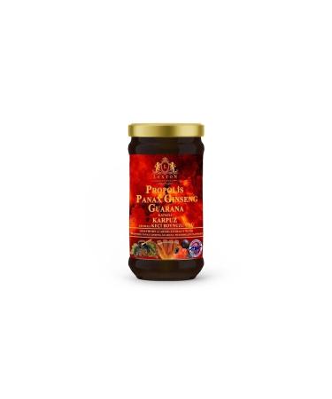 lexton Propolis Panax & Ginseng & Guarana Extract Carob Extract with Watermelon Flavor 640gr