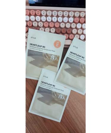 ANUA -heartleaf 80 Ampoule Mask (Soothing Care Mask)