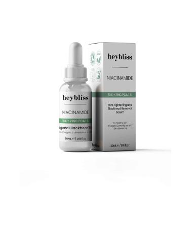 Heybliss Blackhead Pore Acne & Skin Care Serum (Niacinamide 10% + ZINC PCA 1%) 30ml - Buy Online on GoSupps.com