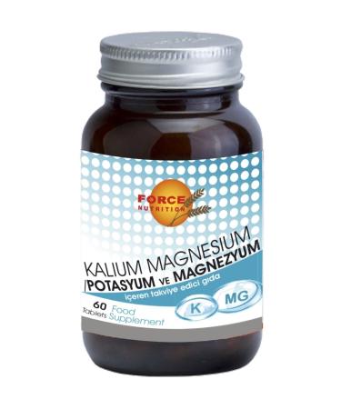 Force Nutrition Potassium Magnesium 60 Capsules - Buy Online on GoSupps.com