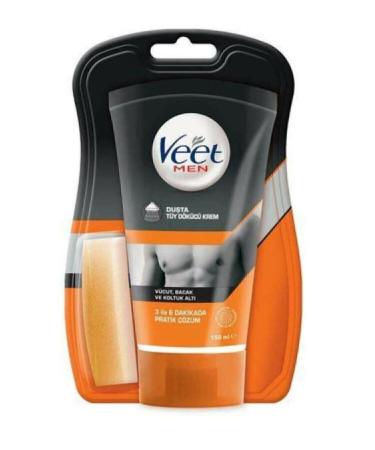 Veet Men Hair Removal Cream Set Sensitive 200ml + Intimate Area Set 100&50ml + Underarm 100ml + In Shower 150ml - Buy Online on GoSupps.com