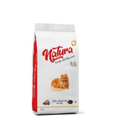 Natura Low Grain Small Breed Adult Dog Food Salmon Chia Seed 2.75 kg