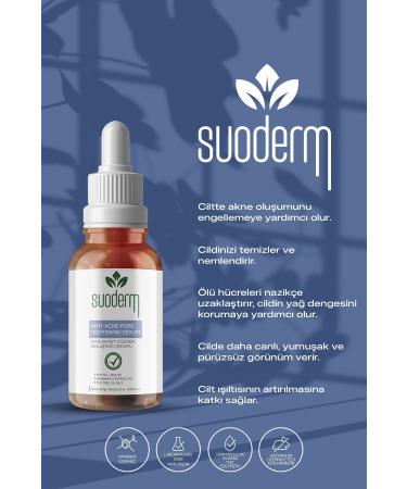 SUODERM Anti-Acne Pore Tightening Serum Aha 6% Bha 2% Witch Hazel Extract 2% Tea Tree Oil 0.1% - Buy Online on GoSupps.com