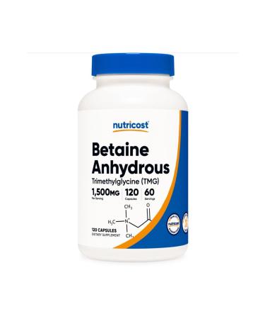 Nutricost Betaine Anhydrous (tmg) Capsules 1500mg 60 Servings