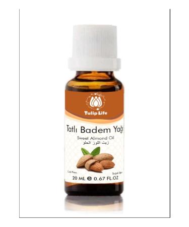 Tuliplife 100% Pure and Natural Sweet Almond Oil (Sweet Almond Oil) 20 ML - Buy Online on GoSupps.com