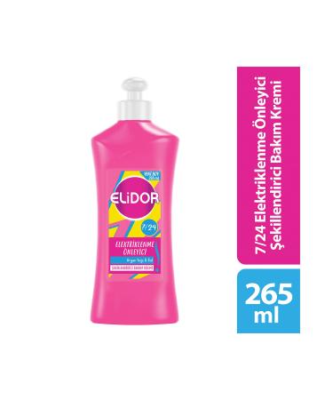 Elidor 7 24 Styling Hair Care Cream Anti-frizz Argan Oil Honey 265 ml