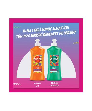 Elidor 7 24 Styling Hair Care Cream Anti-frizz Argan Oil Honey 265 ml - Buy Online on GoSupps.com