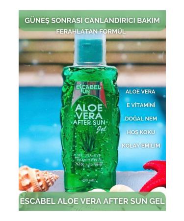 Escabel Sun Escabel Aloe Vera After Sun Gel Cream - After Sun Aloe Vera Gel Cream