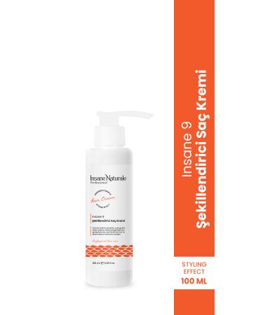 Insane Naturale Styling Curl Defining Hair Care and Repair Cream (INSANE 9)(SUITCASE-TRAVEL SIZE)100ml
