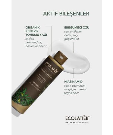 ECOLATIER Hair Shampoo and Conditioner Duo Set Volumizing Fast Growth Organic Hemp 500 ml - Buy Online on GoSupps.com