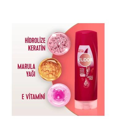 Elidor Serum Care Cream Brazilian Keratin Therapy Hydrolyzed Keratin Marula Oil Vitamin E 350 ml - Buy Online on GoSupps.com