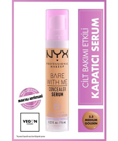 NYX Professional Makeup Bare With Me Concealer Serum 5.5 Medium Golden