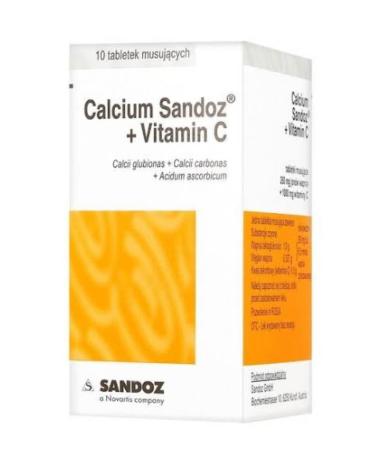 Sandoz vitamin c 10 effervescent tablets