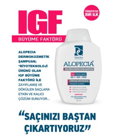 Alopecia Procapil and Igf Content Anti Hair Loss Shampoo 300 Ml - Buy Online on GoSupps.com
