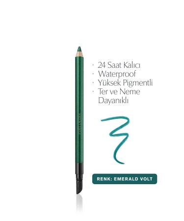 Estee Lauder Eye Pencil - Double Wear 24 Hour Waterproof Gel Eye Pencil - 08 EMERALD VOLT