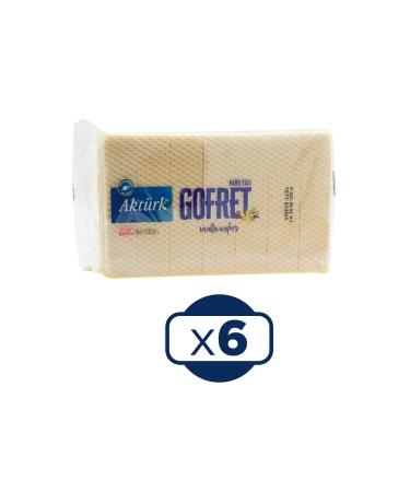 Akturk Plain Wafer 200 gr 6 pieces