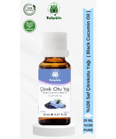 Tuliplife 100% Pure and Natural Black Cumin Oil (Black Cucumin Oil) 20 ML