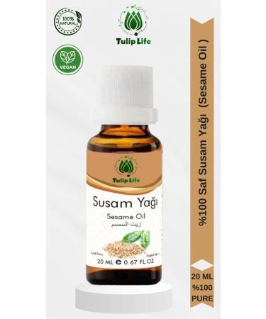 Tuliplife 100% Pure and Natural Sesame Oil (Sesame Oil) 20 ML