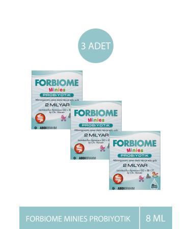 Forbiome Minies Probiotic Drops 8 ml 3 Pieces