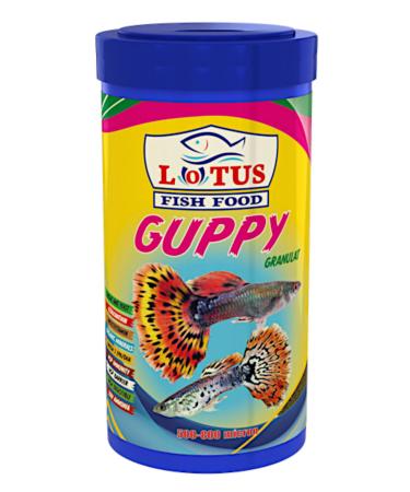 AMORE Guppy-Angel-Platy-Moly Fish Granule Food 6x125 ml Tropical Mix Selection 6x100ml Lotus Guppy - Buy Online on GoSupps.com