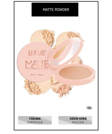 Lollis Matte Powder 03 /matte Powder 03 - Buy Online on GoSupps.com