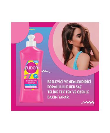 Elidor 7 24 Styling Hair Care Cream Anti-frizz Argan Oil Honey 265 ml - Buy Online on GoSupps.com