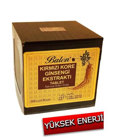 Balen Red Korean Ginseng Extract 120 Tablets