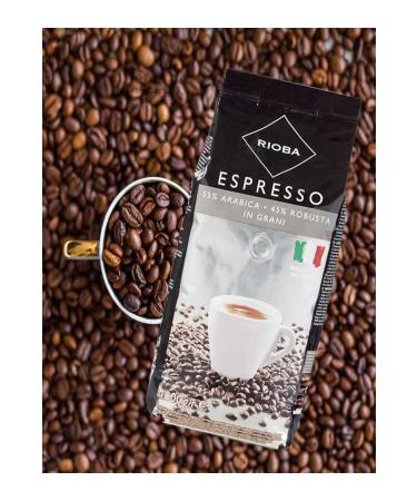 Rioba Silver U Arabica And E Robusta Coffee Beans 1 Kg - Filter Coffee