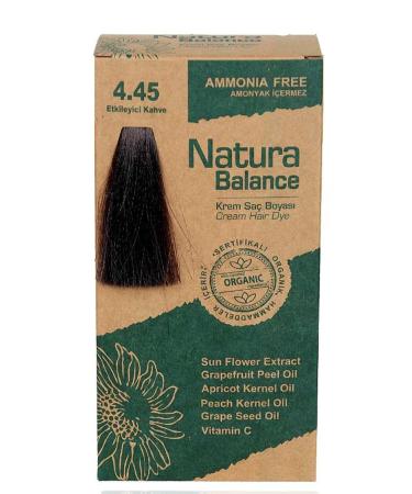 NATURABALANCE Hair Dye - Organic Certified Impressive Coffee 4.45 8699367128087
