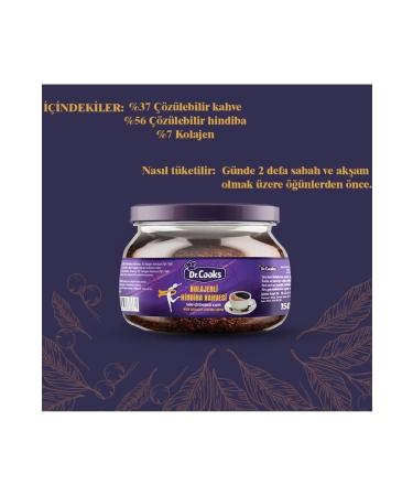 Dr Cooks Collagen Chicory Coffee Detox Diet Coffee Coffee 1 Month - (60 USES) Net 150gr - Buy Online on GoSupps.com