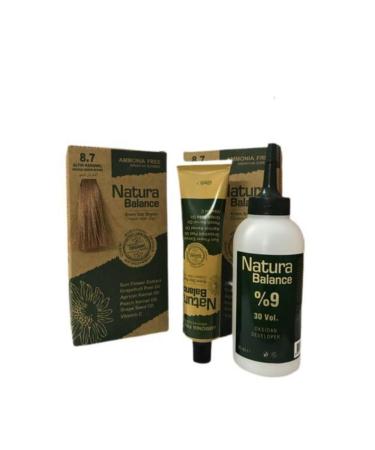 NATURABALANCE Hair Dye - Organic Certified Golden Caramel 8.7 8699367129305