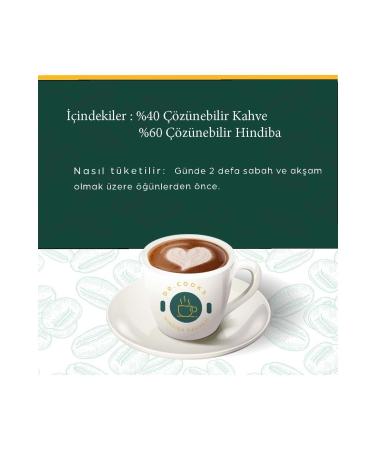 Dr Cooks Chicory Detox Coffee Detox Diet Turkish Coffee 1 Month - (60 USES) Net 150gr - Buy Online on GoSupps.com