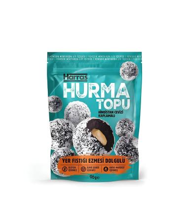 Harras Coconut Coated Date Balls 96 gr X 4 Pieces - Buy Online on GoSupps.com