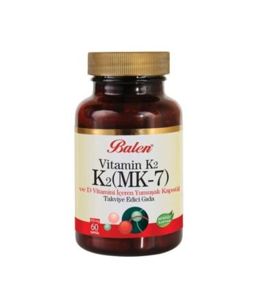 Balen Vitamin K2 And D Vitamin K 2 (mk-7) 60 Capsules X 450 mg