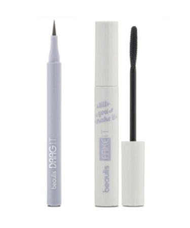 beaulis Drag It Inkpen Felt Tip Eyeliner + Fake It Mascara