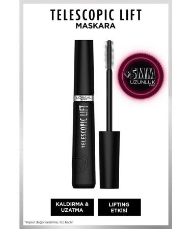 L'Oreal Paris Telescopic Lift Mascara & True Match Nude Foundation Serum 0.5-2 Very Light - Makeup Favorites Set - Buy Online on GoSupps.com