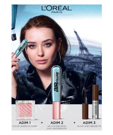 L'Oreal Paris L'or al Paris Air Volume Mega Easy Waterproof Mascara - Black - Buy Online on GoSupps.com