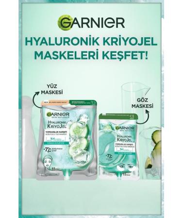 Garnier Hyaluronic Cryogel Anti-Fatigue Cooling Eye Mask - Buy Online on GoSupps.com