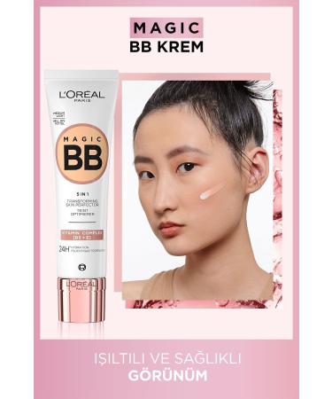 L'Oreal Paris Magic BB Tinted Moisturizing Cream - Medium Light - Buy Online on GoSupps.com