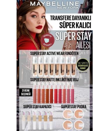 Maybelline New York Superstay Active Wear Foundation - 10 Ivory - Buy Online on GoSupps.com