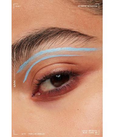 NYX Professional Makeup Vivid Brights Liquid Eyeliner - Blue Thang - Buy Online on GoSupps.com