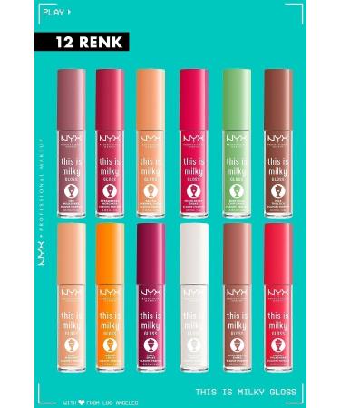 NYX Professional Makeup This Is Milky Gloss Lip Gloss - Malt Shake - Buy Online on GoSupps.com