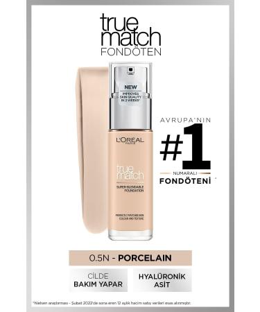 L'Oreal Paris L'Or al Paris True Match Caring Foundation 0.5N PORCELAIN Concealer
