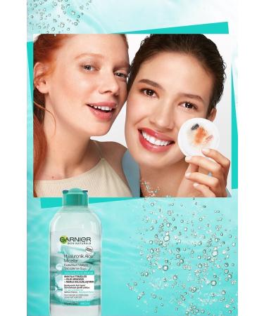 Garnier Hyaluronic Aloe Micellar Flawless Make-Up Remover Water 400ml - Buy Online on GoSupps.com