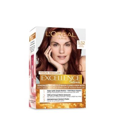 L'Oreal Paris Excellence Intense Hair Dye 5.52 Warm Chestnut - Buy Online on GoSupps.com