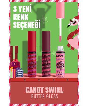 NYX Professional Makeup Butter Gloss Candy Swirl Lip Gloss - Sweet Slushie - Buy Online on GoSupps.com