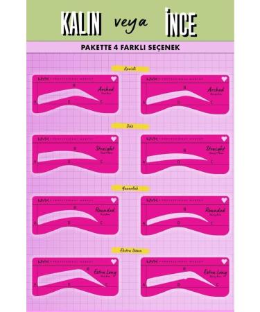 NYX Professional Makeup Zero to Brow Eyebrow Stencil for Thin Brows - Skinny Brow - Buy Online on GoSupps.com