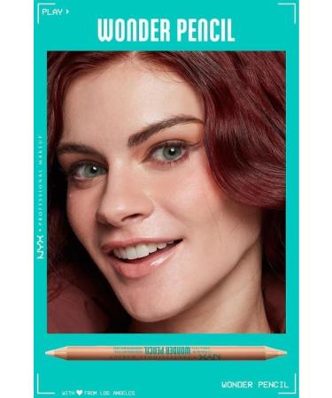 NYX Professional Makeup Wonder Pencil Double-Sided Highlighter & Concealer Pencil - Light - Buy Online on GoSupps.com