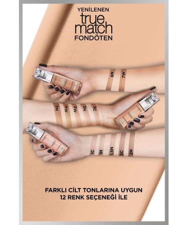 L'Oreal Paris True Match Caring Foundation - 1N Neutral Undertone Concealer - Buy Online on GoSupps.com